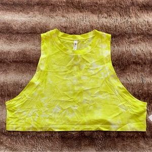 Lululemon All Yours Crop Tank Tie Dye